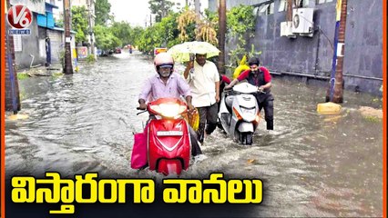 Wheather Update _ Director Nagaratnam F2F Over Heavy Rains In Hyderabad _ V6 News