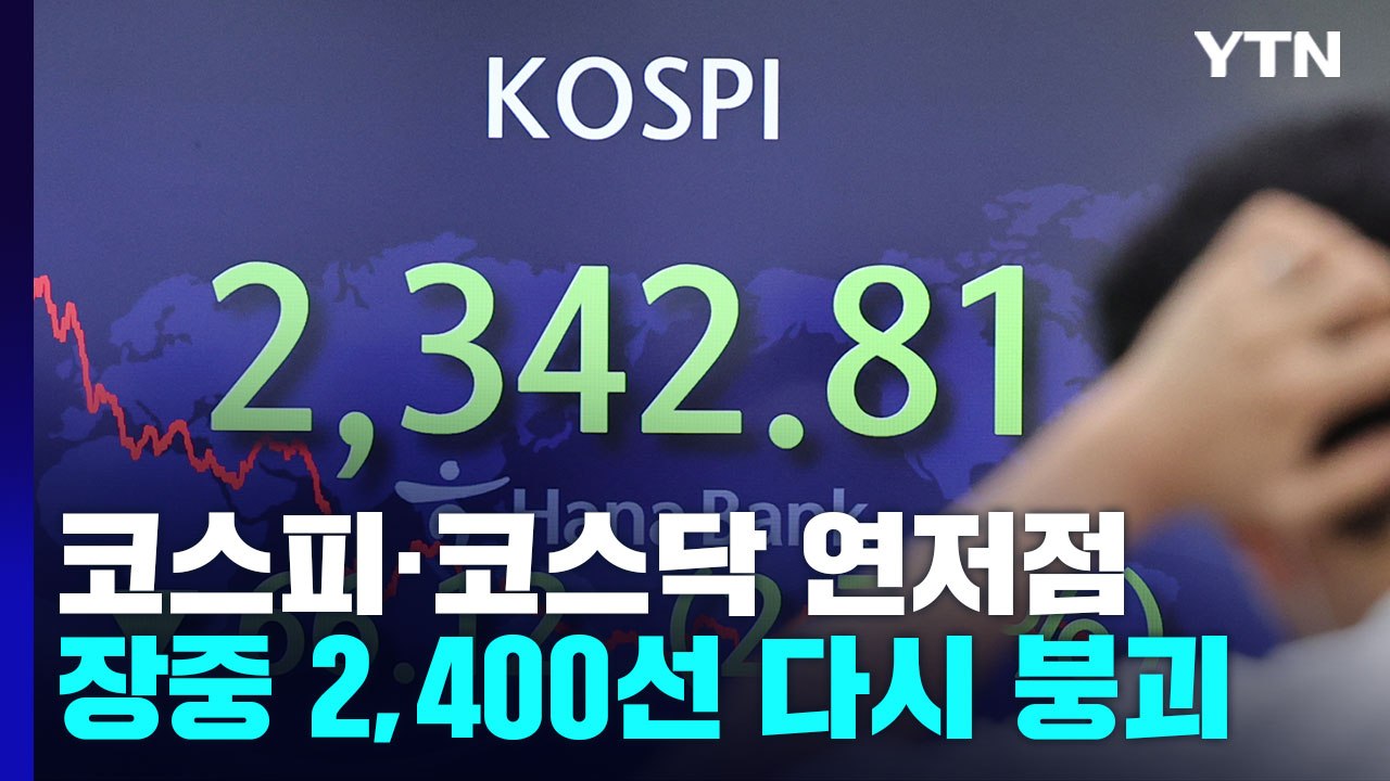 원-달러 환율 1,300원 위협...코스피·코스닥 또 연저점 / YTN