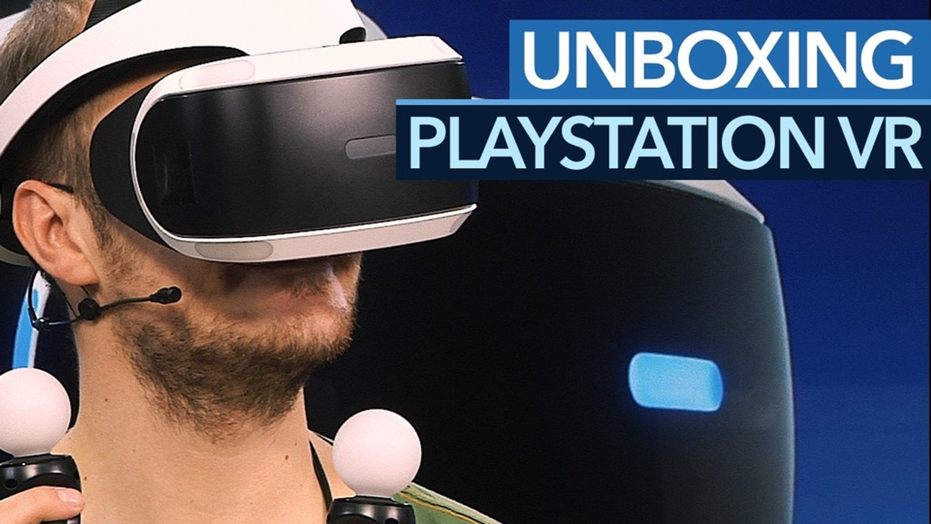 PlayStation VR - Unboxing von Sonys Virtual Reality Headset - video  Dailymotion