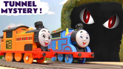 Thomas and Friends Tunnel MYSTERY Toy Train Story with All Engines Go Nia Cartoon for Kids Children