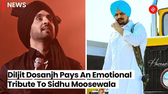 Diljit Dosanjh Dedicates Concert To Sidhu Moosewala; Says His 'Name Is Written On Hearts'