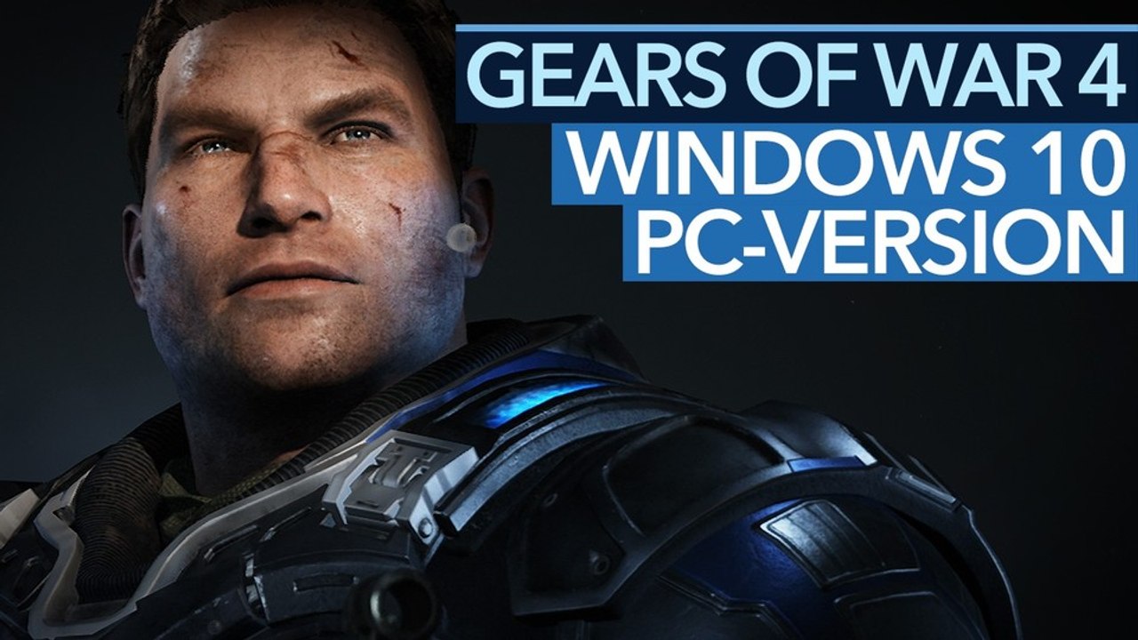 Gears of War 4 - So toll ist die Windows-10-PC-Version - Grafik-Optionen, Benchmark, Splitscreen-Koop & Play Anywhere
