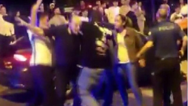 Kaza sonrası ortalık savaş alanına döndü