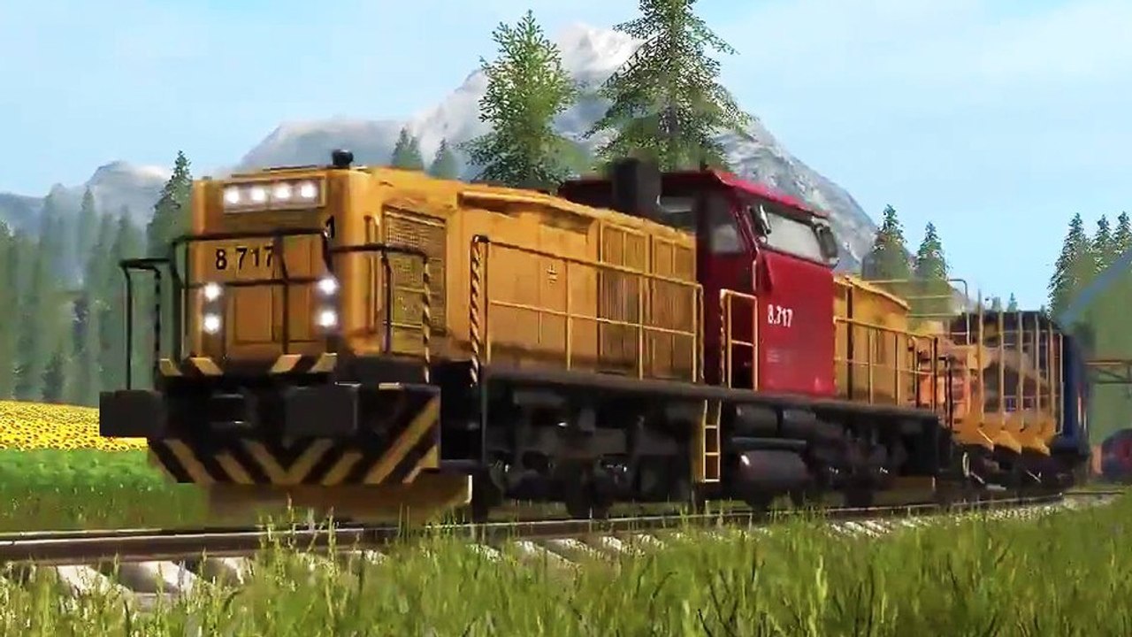 Landwirtschafts-simulator 2017 - gameplay-trailer macht uns zum zug-führer