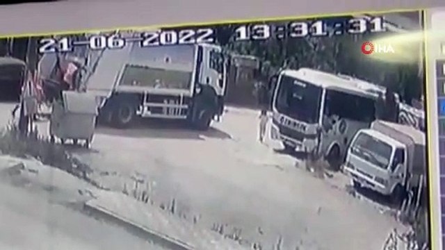Feci anlar kamerada! Çöp kamyonu altında kalan minik kız hayatını kaybetti