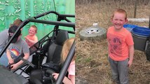 'Appreciative kid can't help but 'happy cry' after getting surprised with a badass Polaris RZR 200'