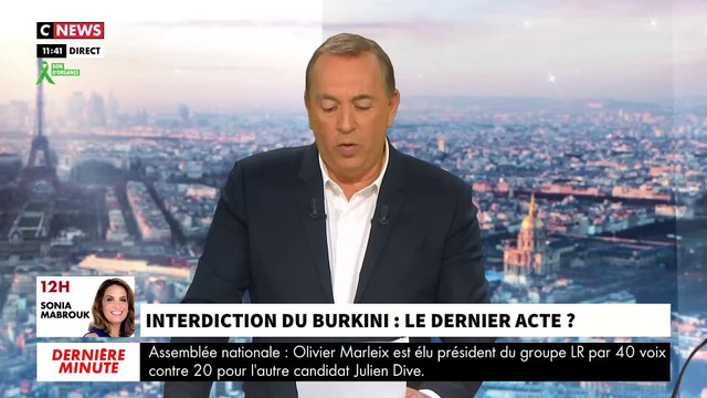 Morandini Live - Revoir le face à face entre Aleksandar Nikolic du Rassemblement national et une étudiante voilée sur l’interdiction du burkini dans les piscines de Grenoble - VIDEO