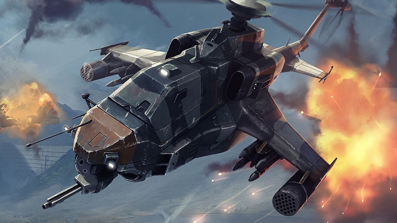 Hybrid Wars - Gameplay-Trailer: Top-Down-Action mit Mech, Heli und Panzer