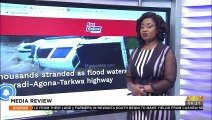 Takoradi Flood: Thousands stranded as flood waters block Agona-Tarkwa highway -  Adom TV (22-6-22)