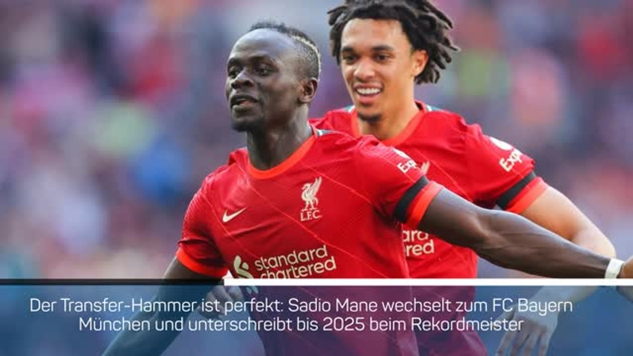 Offiziell! Sadio Mane wechselt zum FC Bayern