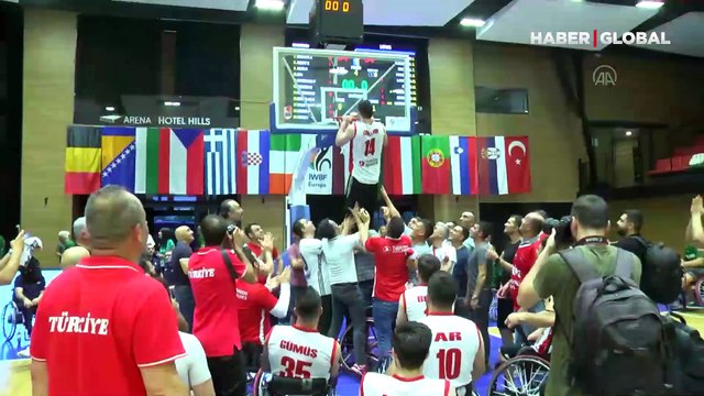 Tekerlekli Sandalye Basketbol A Milli Takımı Avrupa şampiyonu oldu