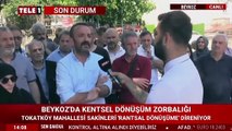 Beykoz'daki kentsel dönüşüm mağduru Erdoğan'a seslenip isyan etti