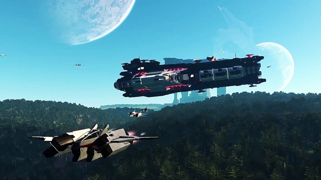 Dual Universe - Kickstarter-Trailer mit Gameplay: tausende Spieler, unendliche Weiten