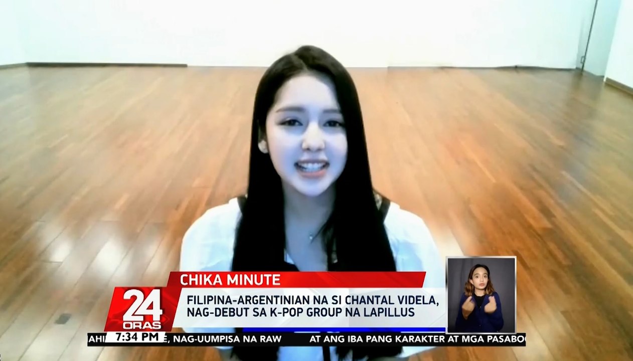 Filipina-Argentinian na si Chantal Videla, nag-debut sa K-Pop group na "Lapillus" | 24 Oras