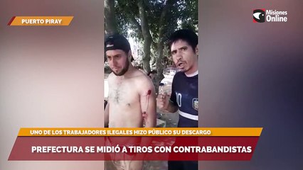 Prefectura se enfrentó con contrabandistas