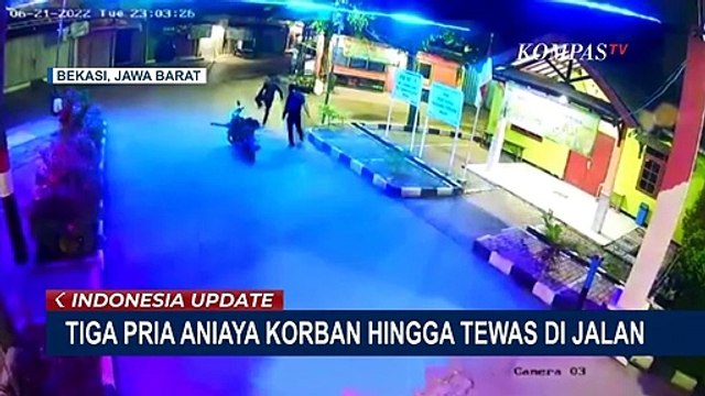 Aksinya Terekam CCTV, Polisi Buru 3 Pria Pelaku Penganiayaan yang Menewaskan 1 Pria di Bekasi!
