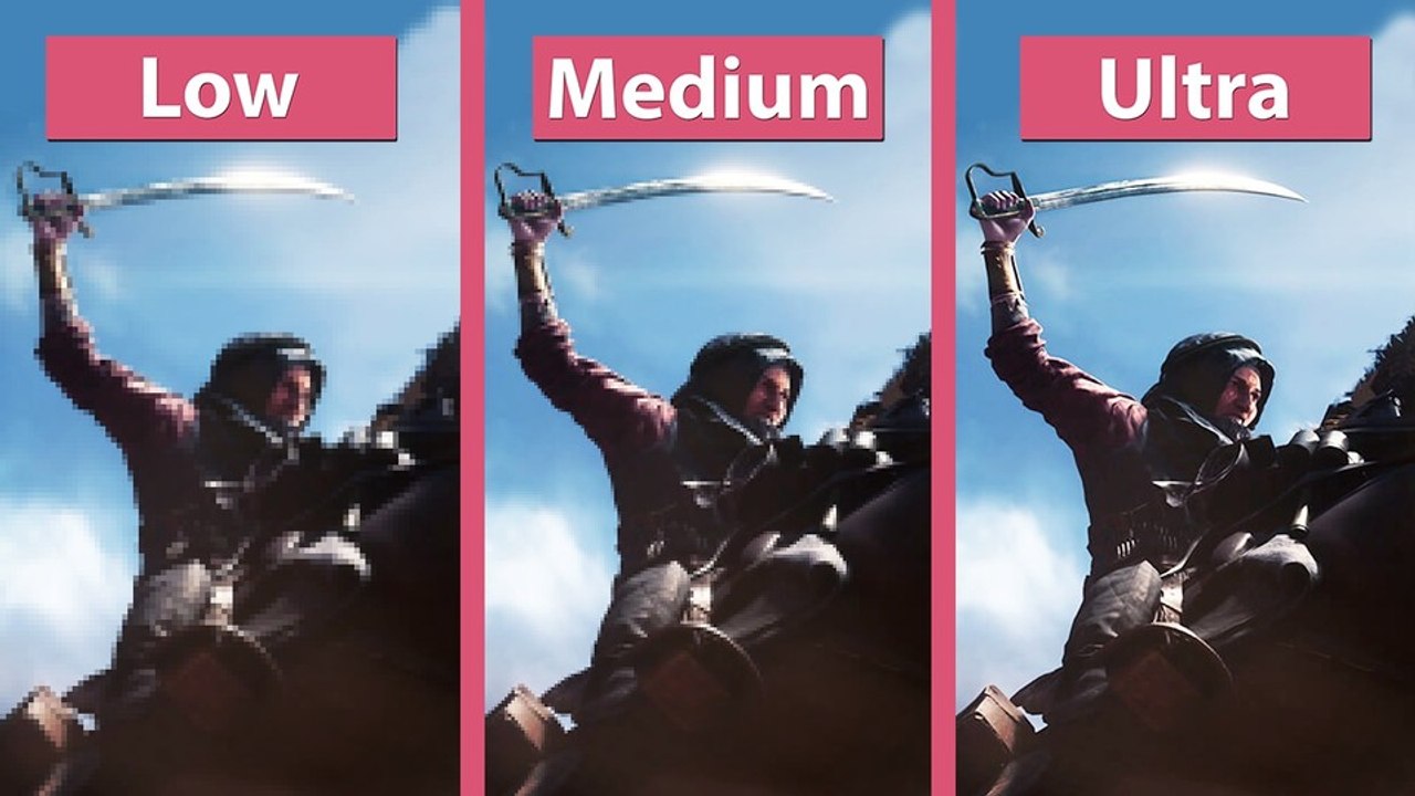 Battlefield 1 Beta - Niedrige, mittlere und ultra Grafik-Details im Vergleich