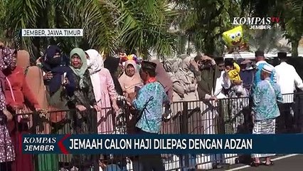 Pemberangkatan Jemaah Calon Haji Dilepas dengan Adzan dan Tangis