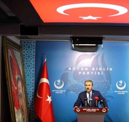 Son dakika haberleri | BBP Lideri Destici: "Kırmızı çizgimiz, terör ve şiddettir"
