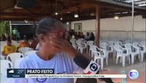 Mulher emociona repórter ao relatar passar fome com os quatro netos e dizer viver com apenas R$ 500,00