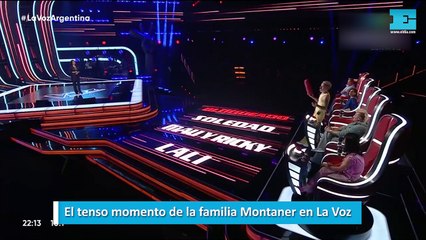El tenso momento de la familia Montaner en La Voz