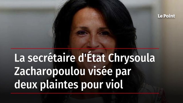 La secrétaire d'État Chrysoula Zacharopoulou visée par deux plaintes pour viol