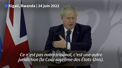 Avortement: Boris Johnson déplore un "grand retour en arrière" aux Etats-Unis