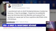 Droit à l'avortement révoqué aux États-Unis: Emmanuel Macron déplore la 