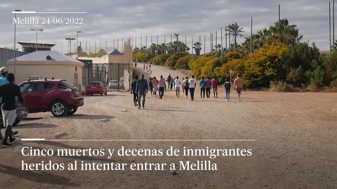 El intento de salto a la valla de Melilla acaba con cinco fallecidos y decenas de heridos