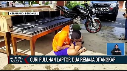 2 Remaja Bobol Sekolah dan Bawa Kabur Puluhan Unit Laptop, Polisi Tangkap Pelaku!