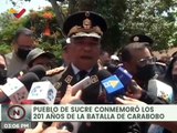 Sucre | Oficiales superiores y subalternos de la FANB conmemoran 201 años de la Batalla de Carabobo