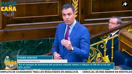 Pedro Sánchez anuncia la bajada del IVA del 10 al 5% copiando a Feijóo y tras un año argumentando que Europa no les dejaba