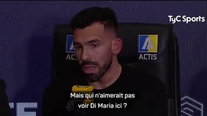 Rosario Central - A peine nommé coach, Tevez veut Di Maria : "Qui n'aimerait pas le voir ici ?"