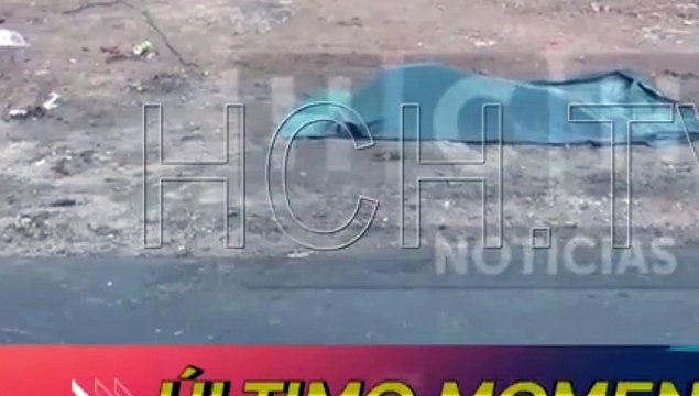 ¡Encostalado! dejan cadáver de una persona en calle hacia El Tablón #TGU