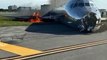 Avião com 151 pessoas pega fogo ao fazer pouso forçado em Miami