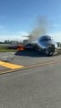 Avião com 151 pessoas pega fogo ao fazer pouso forçado em Miami