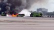 Avião com 151 pessoas pega fogo ao fazer pouso forçado em Miami (2)