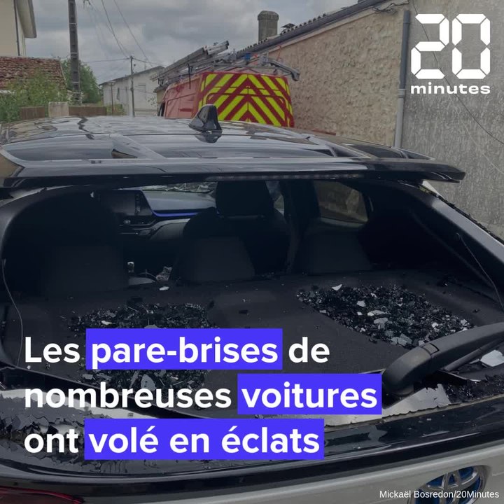 Orage en Gironde : La grêle qui s'est abattue sur plusieurs communes a causé de nombreux dégâts matériels