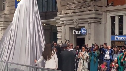 Windrush Day 2022: Commemorative monument unveiled at Waterloo station