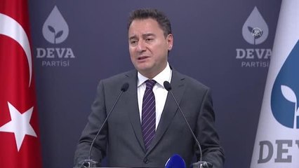 DEVA Partisi Genel Başkanı Babacan, gündemi değerlendirdi