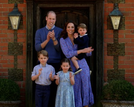 Prince William Shared a New Photo of Princess Charlotte and Princes George and Louis for F