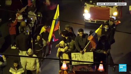 Ecuadorans teargassed at demos that military deems 'grave threat'