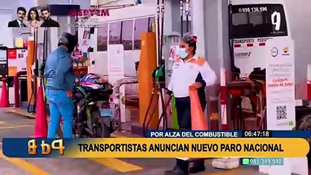 Por alza de combustible : Transportistas anuncian nuevo paro nacional ante acuerdos incumplidos