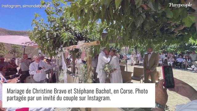 Mariage de Christine Bravo : émue, elle dévoile une vidéo de l'échange des alliances