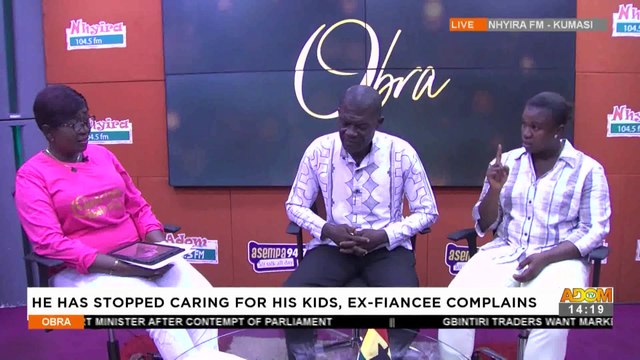 He Has Stopped Taking Care Of His Kids - Ex- Fiancée Complains - Obra on Adom TV (22-6-22)