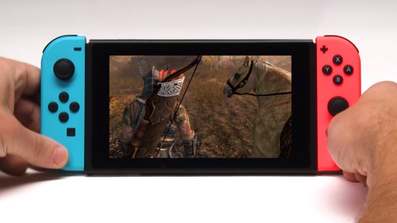 The Elder Scrolls 5: Skyrim auf Nintendo Switch - E3-Trailer zeigt Motion-Control-Steuerung und Zelda-Loot