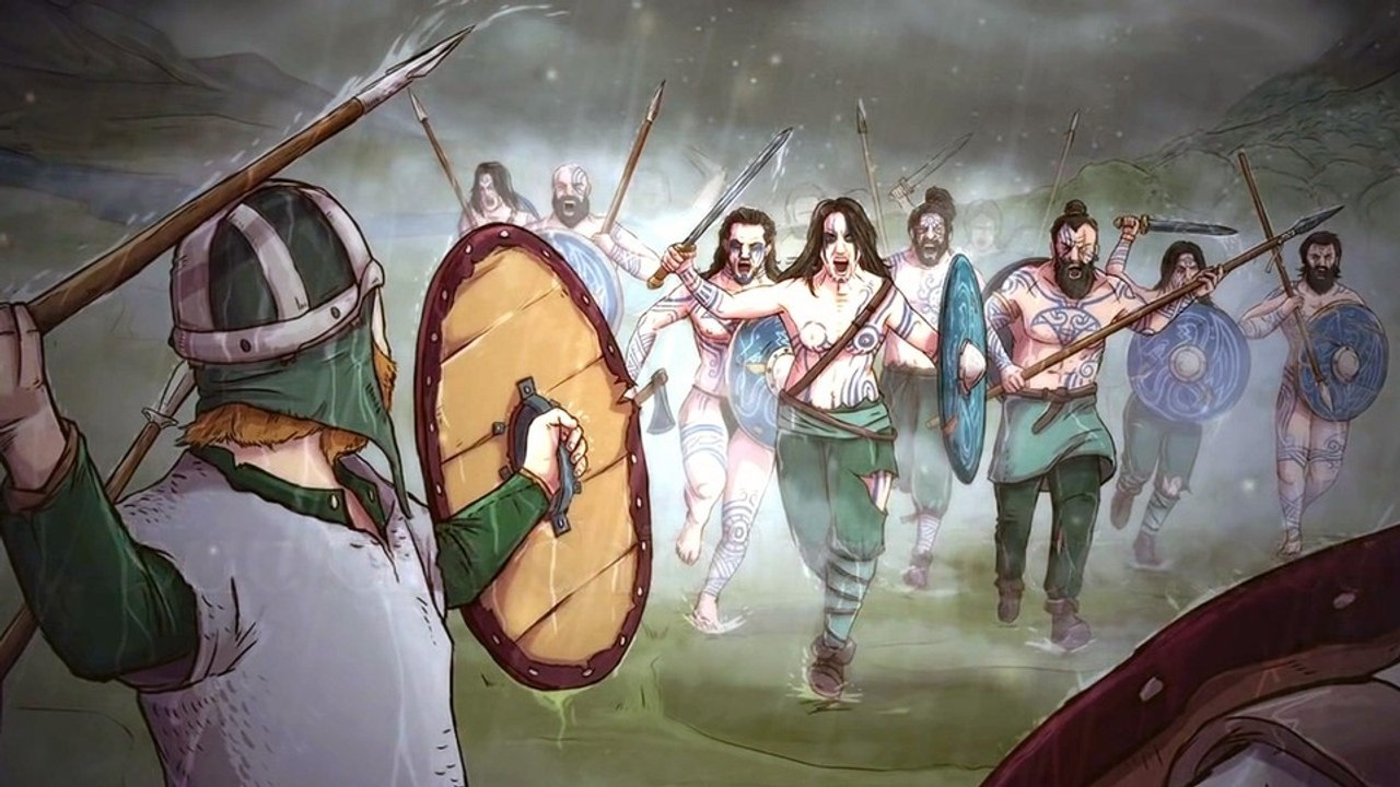 The Great Whale Road - Gameplay-Trailer erinnert an Banner Saga