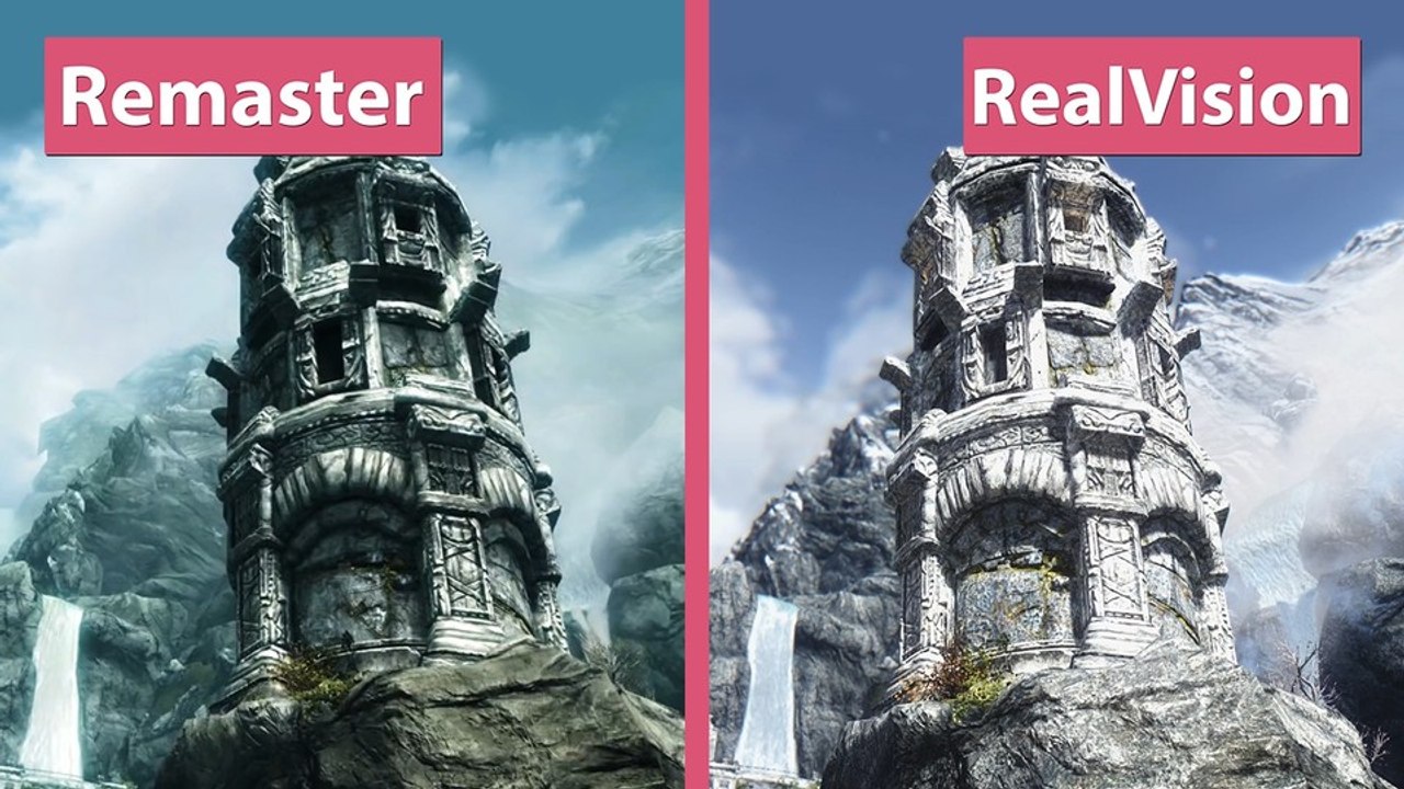 The Elder Scrolls 5: Skyrim - Special Edition Remaster und Original mit Mods im Trailer-Vergleich