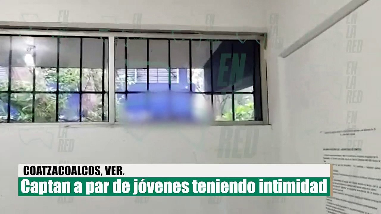 Captan a par de jóvenes teniendo intimidad en el CBTIS 85 de Coatzacoalcos