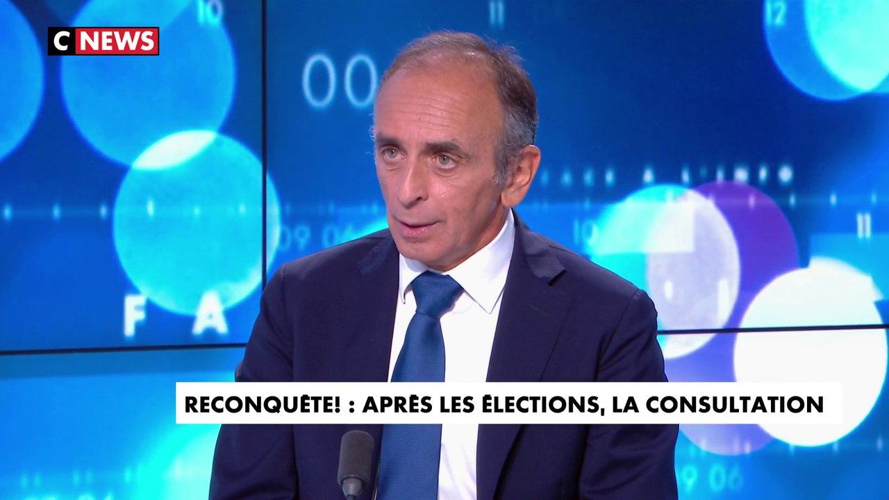 Éric Zemmour : «Je veux que Reconquête! soit le parti qui donne et qui forme cette pitance intellectuelle à ces jeunes qui sont en attente»